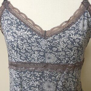 Plume floral cami
